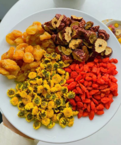 Trà Hoa Cúc Táo Đỏ Kỳ Tử Đại An - Thảo Mộc Sáng Mắt, Thanh Nhiệt, Giải Độc, Giúp Ngủ Ngon, Đẹp Da